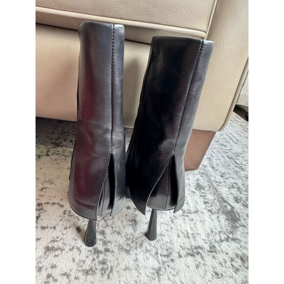 BLACK SUEDE STUDIO Cecille Leather Ankle Boots - Picture 6 of 16
